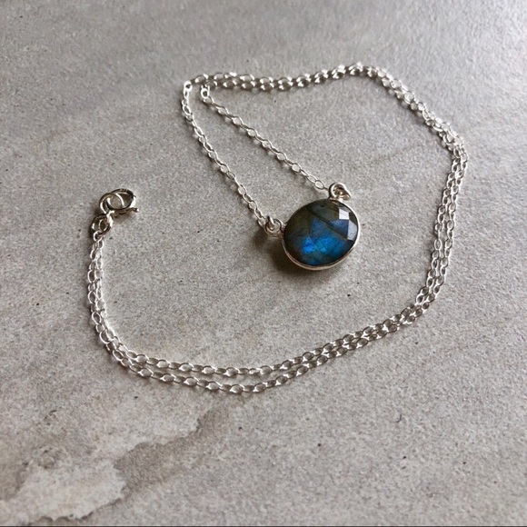 ❗️LAST❗️Sterling Silver Labradorite Necklace - Picture 3 of 7